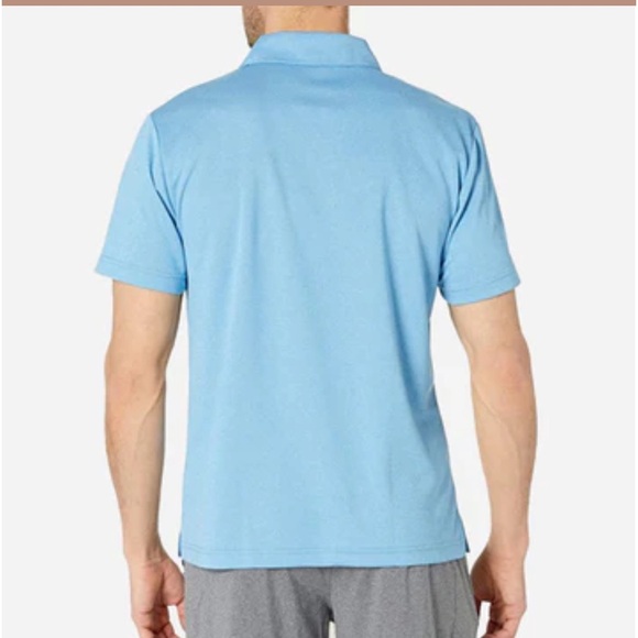 Copper Fit Essential Polo Shirt in Charcoal Heather, Size Large - Picture 2 of 6